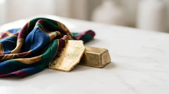 Investissement dans les foulards en soie de luxe comparé à l'or
